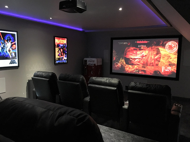 Loft Conversion Home Cinema Room